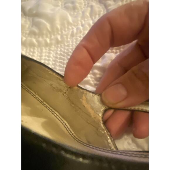 Unisa leather black sling backs 8M - Picture 9 of 10